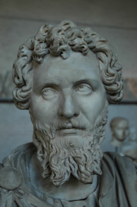 Head of emperor Septimius Severus
