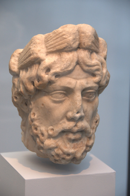 Head of the god Silvanus