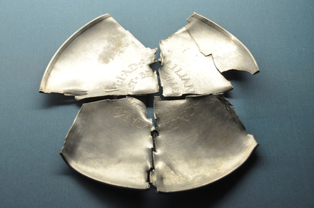 Plate with text of legion I Adiutrix