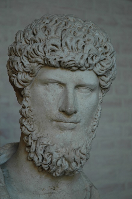 Head of emperor Lucius Verus