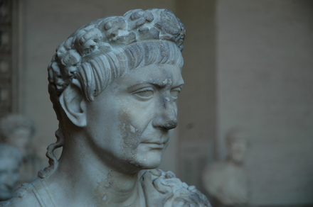 Head of emperor Trajan