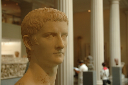 Head of emperor Caligula