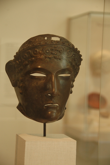 Bronze cavalry sports mask