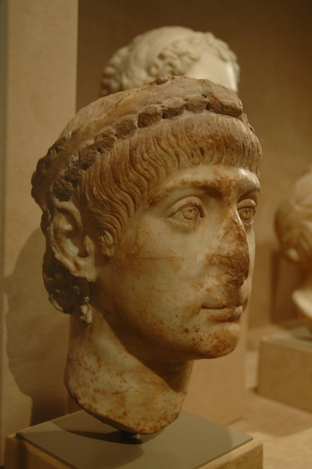 Head of emperor Constans I