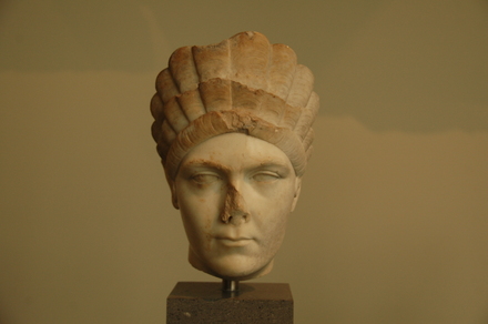 Marble portrait of Marciana, sister of emperor Trajan
