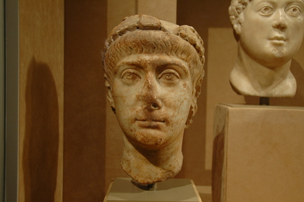 Head of emperor Constans I