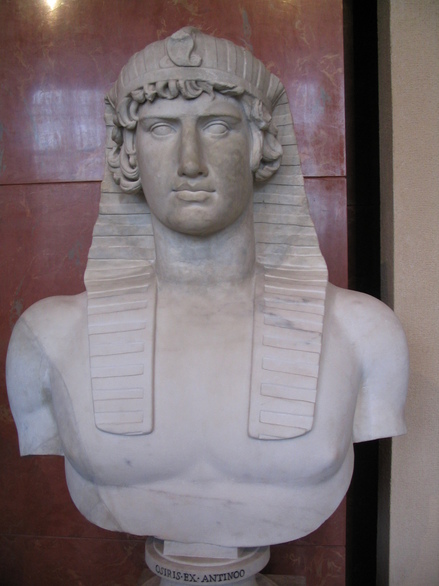 Bust of Antinous as pharaoh