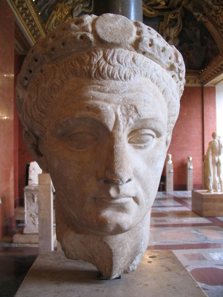 Head of emperor Claudius