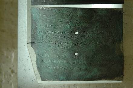 Certificate to the naval forces of Misenum