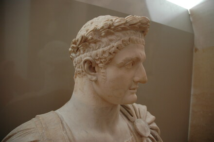 Bust of emperor Domitian from his Alban villa