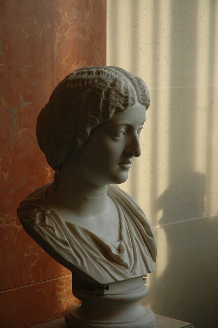 Head of Faustina the younger, wife of Marcus Aurelius