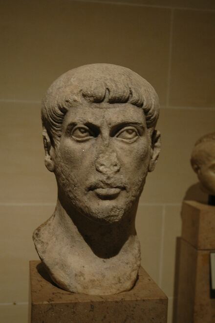Head of emperor Maxentius