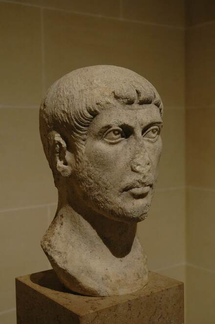 Head of emperor Maxentius