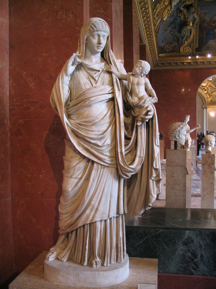 Statue of empress Valeria Messalina, 3rd wife of Claudius