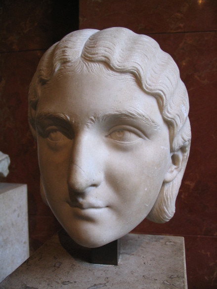 Head of empress Gneaea Orbiana, wife of emperor Severus Alexander