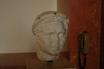 Head of a priest of Helios (Sun) from eastern part of the Roman empire