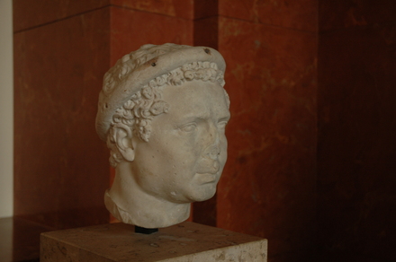 Head of a priest of Helios (Sun) from eastern part of the Roman empire