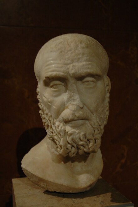 Head of emperor Marcus Clodius Pupienus Maximus