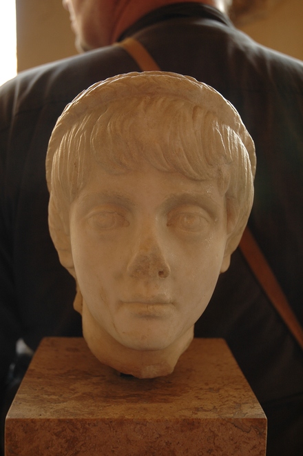 Head of Marc Annius Verus, son of Marcus Aurelius