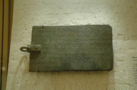 Decree of the imperator Lucius Aemilius about liberation of slaves in Lascuta (hispania)