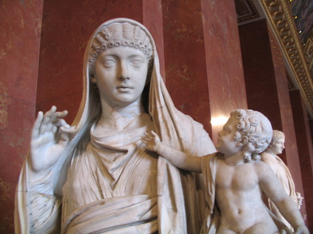 Statue of empress Valeria Messalina, 3rd wife of Claudius