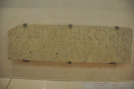 Rome, Impressive tomb for the famous Epaphroditus