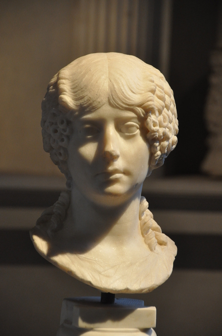 Rome, Marble head of a lady