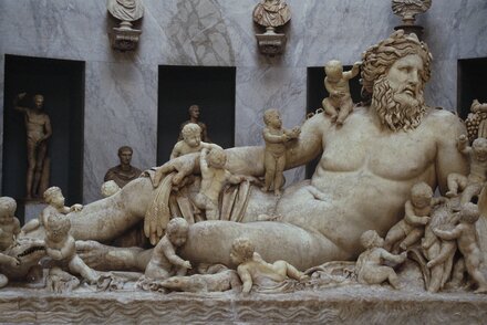 Statue symbolising the river Nile