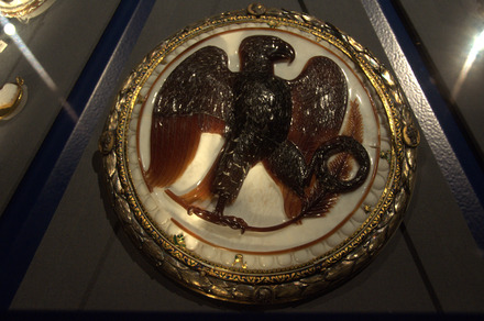Cameo with eagle