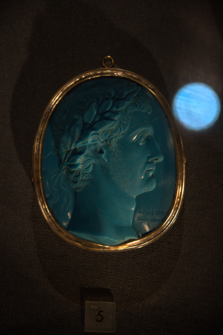 Cameo with the young Tiberius