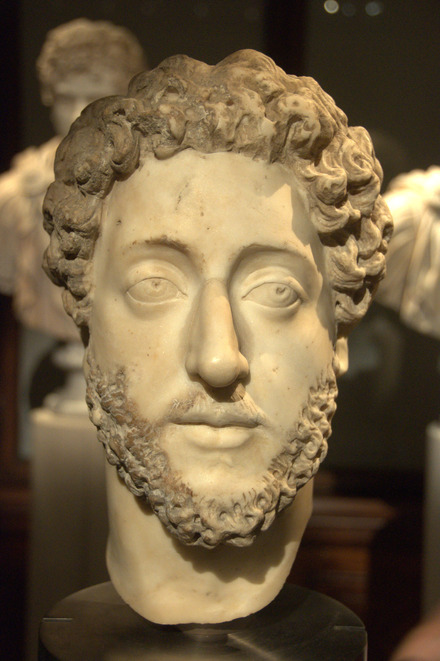 Portrait of emperor Commodus