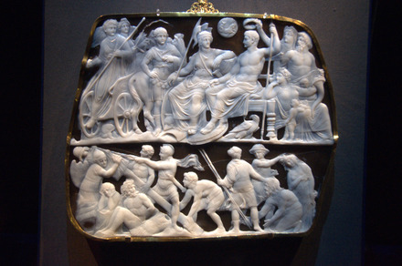 Cameo with triumphing August