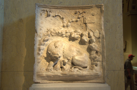 Grimani reliefs, Lioness with cubs