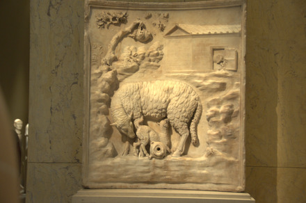 Grimani reliefs, sheep with lambs