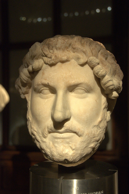 Portrait of emperor Hadrian