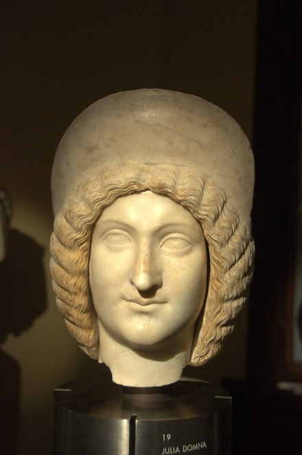 Portrait of empress Julia Domna