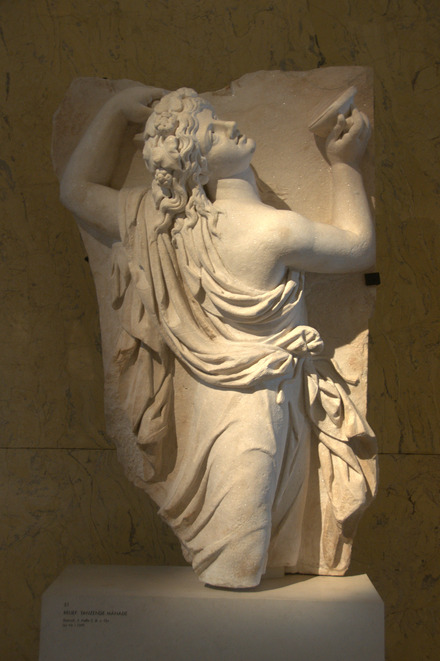Relief of a maenad