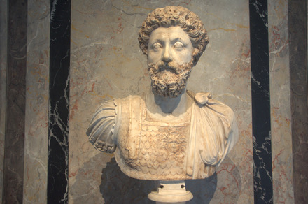 Bust of emperor Marcus Aurelius