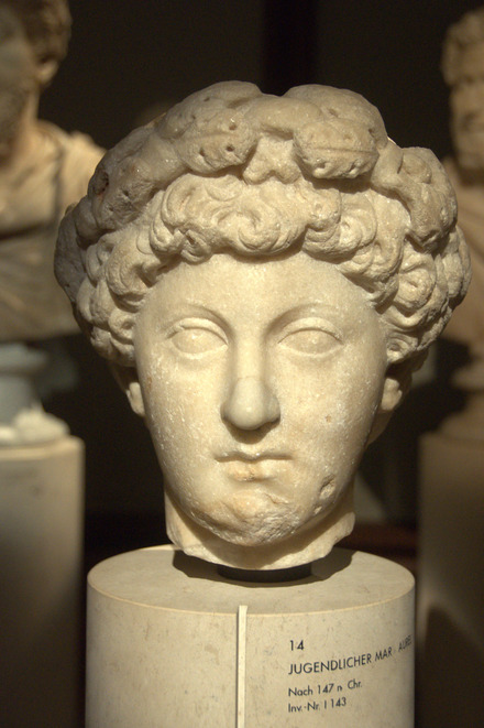 Portrait of the young Marcus Aurelius