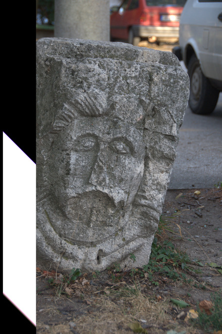 Sirmium, Theater mask