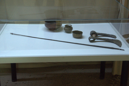 Top of a pilum