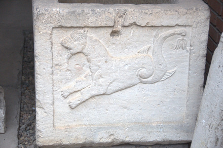 Relief of an aquatic creature