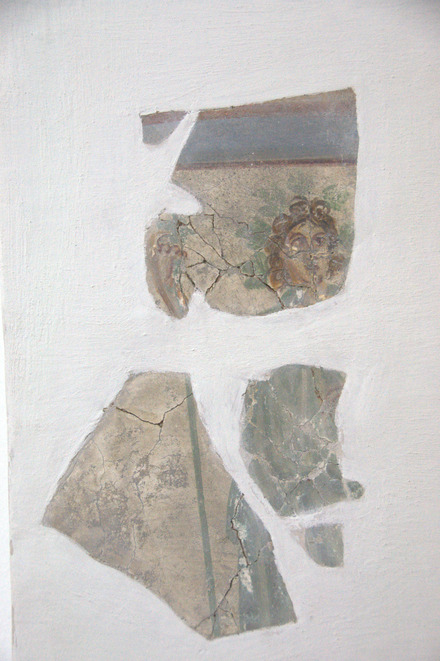 Wall painting of Bacchus