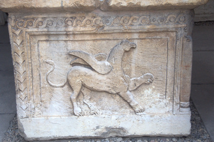Relief of a griffin