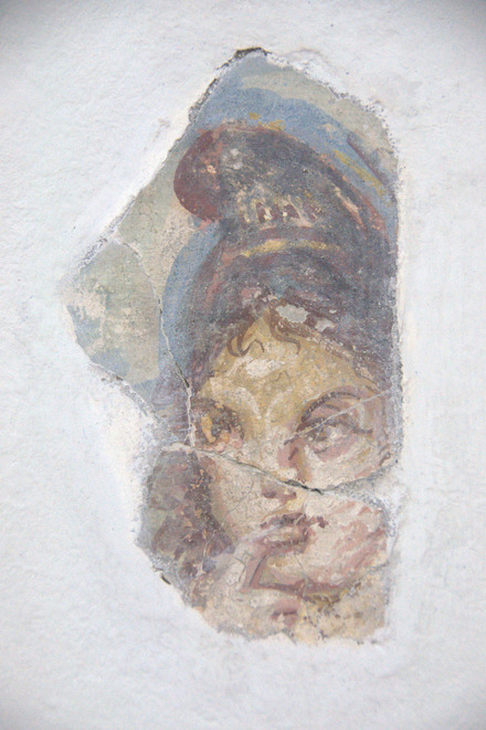 Wall painting of Harpocrates