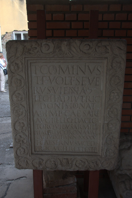 Tombstone of Cominius of II Adiutrix