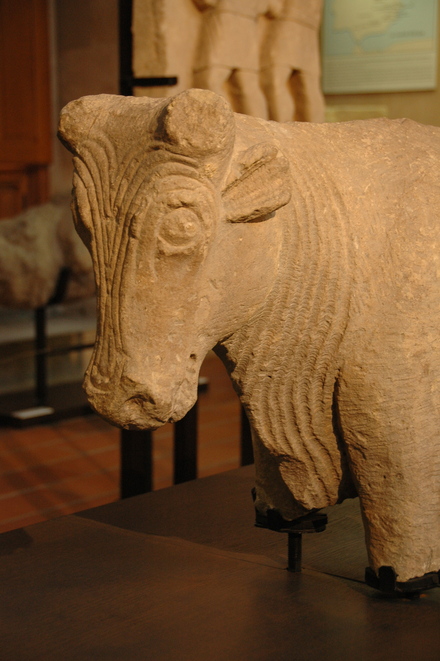 Osuna, Terracotta ox, detail