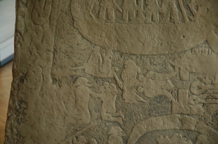 Ardre image stone VIII (copy), Wieland