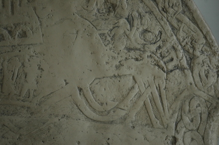 Ardre image stone VIII (copy), Odin