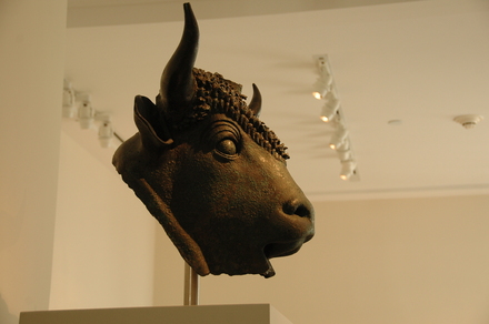 Octodurus, Bronze head of a sacred bull